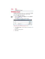 Предварительный просмотр 174 страницы Toshiba M750 - Portege - Core 2 Duo 2.53 GHz User Manual