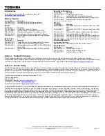 Preview for 3 page of Toshiba M750-S7211 Specifications