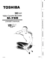 Toshiba M759 Owner'S Manual preview