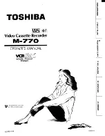 Preview for 1 page of Toshiba M770 Owner'S Manual