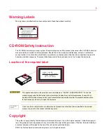 Preview for 5 page of Toshiba Magnia 3310 User Manual