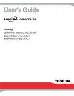 Toshiba Magnia Z310 User Manual preview