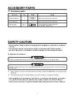 Preview for 4 page of Toshiba MAP0601HT7 Installation Manual