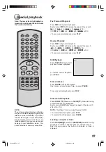 Предварительный просмотр 27 страницы Toshiba MD 14FN1 Owner'S Manual