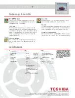 Preview for 2 page of Toshiba MD 14FN1 Specifications