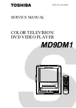 Preview for 1 page of Toshiba MD 9DM1 Service Manual