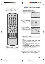 Preview for 41 page of Toshiba MD13M1 Owner'S Manual