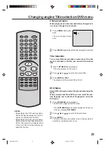 Preview for 31 page of Toshiba MD13N3 Owner'S Manual