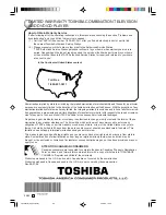 Предварительный просмотр 48 страницы Toshiba MD13P1 Owner'S Manual