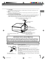 Предварительный просмотр 5 страницы Toshiba MD13P3 Owner'S Manual