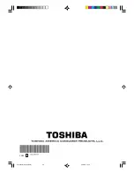 Предварительный просмотр 48 страницы Toshiba MD13P3 Owner'S Manual