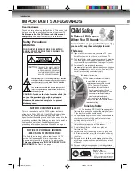 Preview for 2 page of Toshiba MD13Q41 Owner'S Manual