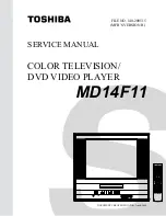 Toshiba MD14F11 Service Manual предпросмотр