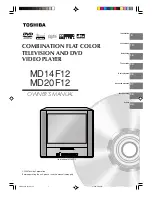 Toshiba MD14F12 Owner'S Manual предпросмотр