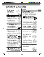 Предварительный просмотр 3 страницы Toshiba MD14F12 Owner'S Manual