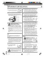 Предварительный просмотр 4 страницы Toshiba MD14F12 Owner'S Manual