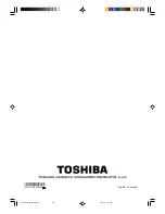 Предварительный просмотр 52 страницы Toshiba MD14F12 Owner'S Manual