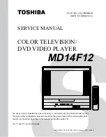 Toshiba MD14F12 Service Manual предпросмотр