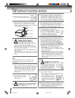 Предварительный просмотр 4 страницы Toshiba MD14F51 Owner'S Manual