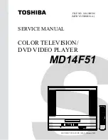 Toshiba MD14F51 Service Manual предпросмотр