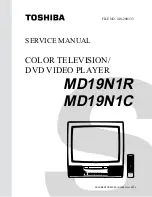 Предварительный просмотр 1 страницы Toshiba MD19N1/R Service Manual