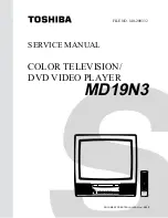 Toshiba MD19N3 Service Manual preview