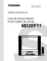 Toshiba MD20F11 Service Manual preview