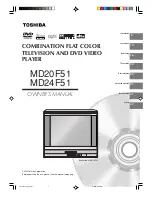 Toshiba MD20F51 Owner'S Manual preview