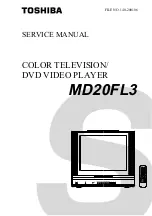 Toshiba MD20FL3 Service Manual предпросмотр