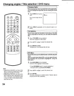 Preview for 34 page of Toshiba MD20FLI Owner'S Manual