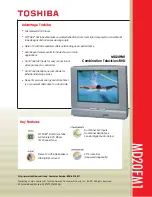 Toshiba MD20FM1 Specification Sheet preview