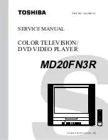 Preview for 1 page of Toshiba MD20FN3/R Service Manual