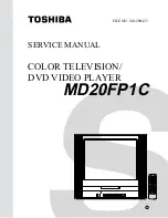 Предварительный просмотр 1 страницы Toshiba MD20FP1C Service Manual