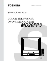 Preview for 1 page of Toshiba MD20FP3 Service Manual