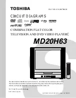 Предварительный просмотр 1 страницы Toshiba MD20H63 Circuit Diagrams