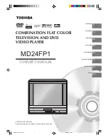 Toshiba MD24FP1 - 24" CRT TV Owner'S Manual предпросмотр