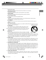 Preview for 3 page of Toshiba MD24FP1 - 24" CRT TV Owner'S Manual