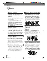 Preview for 6 page of Toshiba MD24FP1 - 24" CRT TV Owner'S Manual