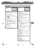 Preview for 41 page of Toshiba MD24FP1 - 24" CRT TV Owner'S Manual