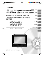 Toshiba MD26H82 Owner'S Manual предпросмотр