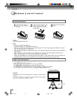 Предварительный просмотр 12 страницы Toshiba MD26H82 Owner'S Manual