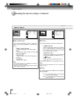 Предварительный просмотр 62 страницы Toshiba MD26H82 Owner'S Manual