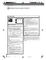 Предварительный просмотр 64 страницы Toshiba MD26H82 Owner'S Manual