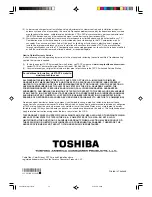 Предварительный просмотр 72 страницы Toshiba MD26H82 Owner'S Manual