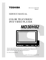 Toshiba MD30H82 Service Manual preview