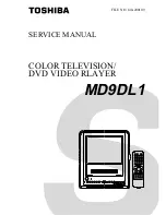 Preview for 1 page of Toshiba MD9DL1 Service Manual