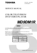 Preview for 1 page of Toshiba MD9DM1R Service Manual