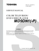 Toshiba MD9DN1 Service Manual предпросмотр