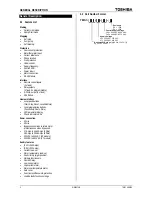 Предварительный просмотр 4 страницы Toshiba ME00070B Manual