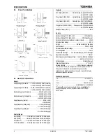 Предварительный просмотр 8 страницы Toshiba ME00070B Manual